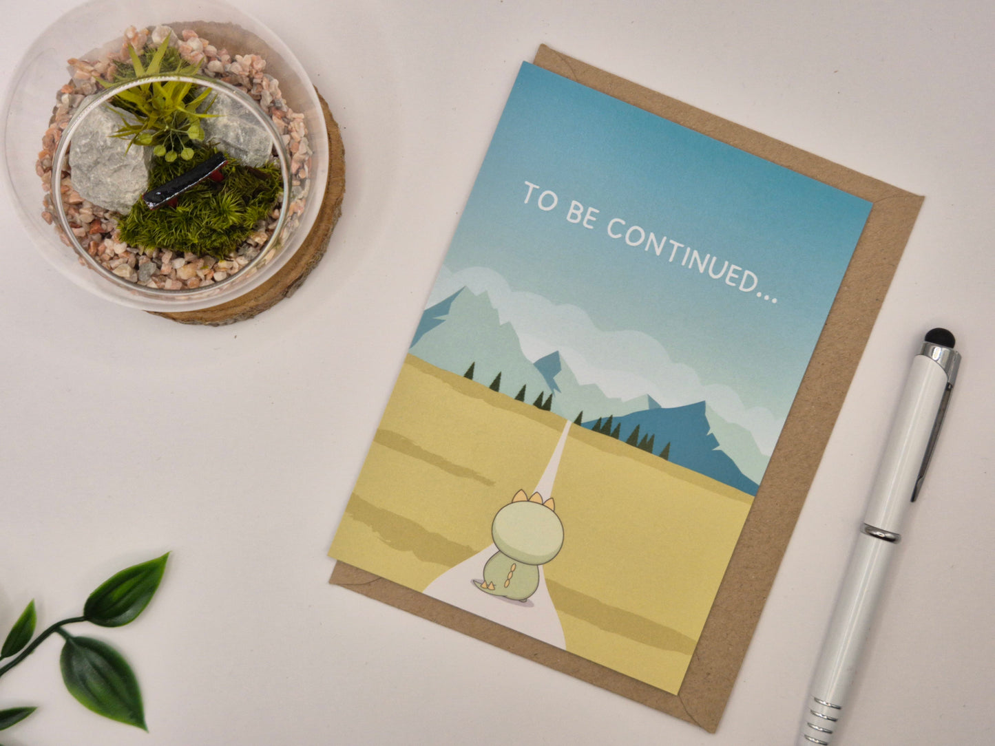 Adventure greeting card - To be continued
