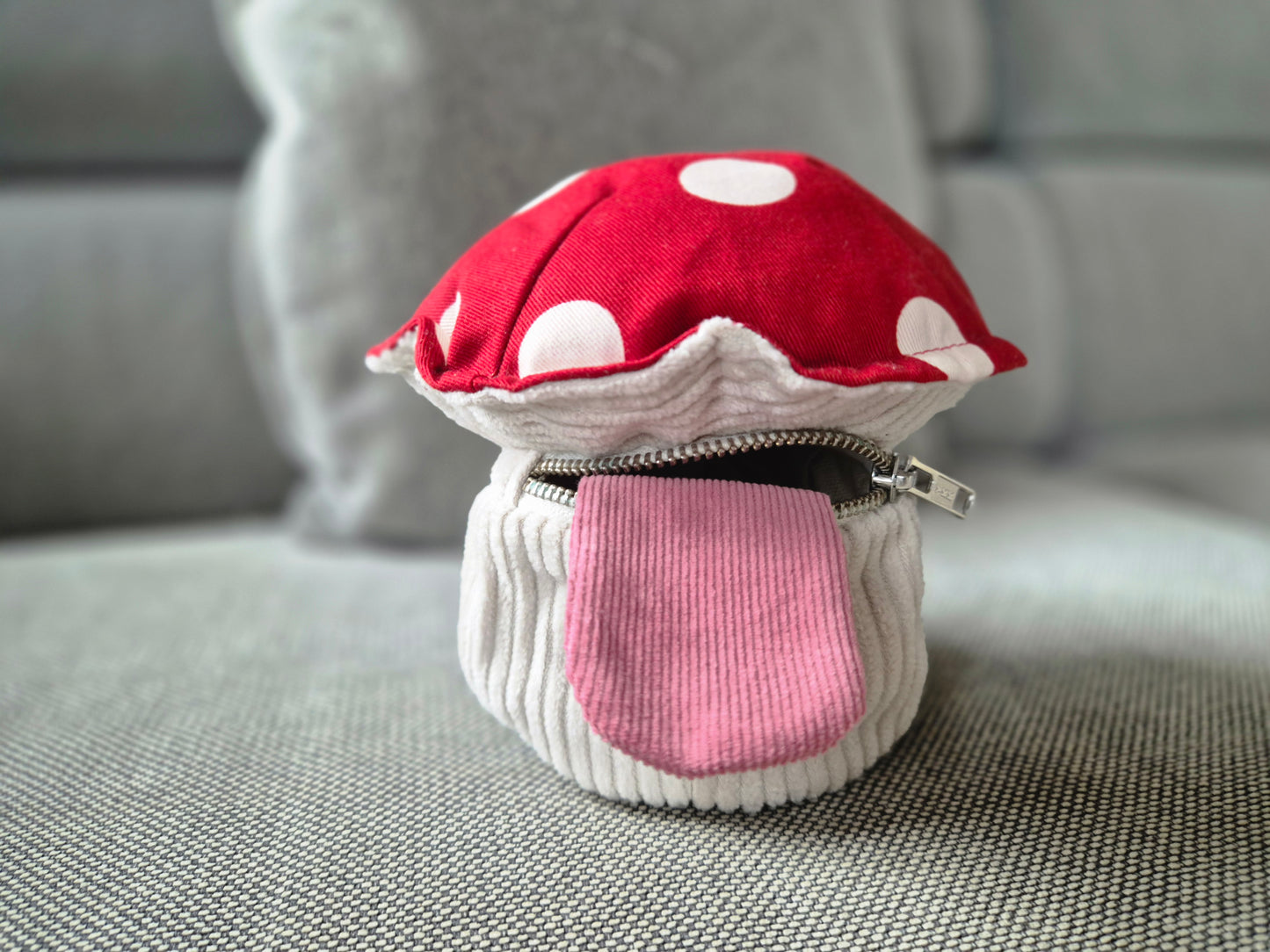 Handmade Mimic Mushroom Dice Bag