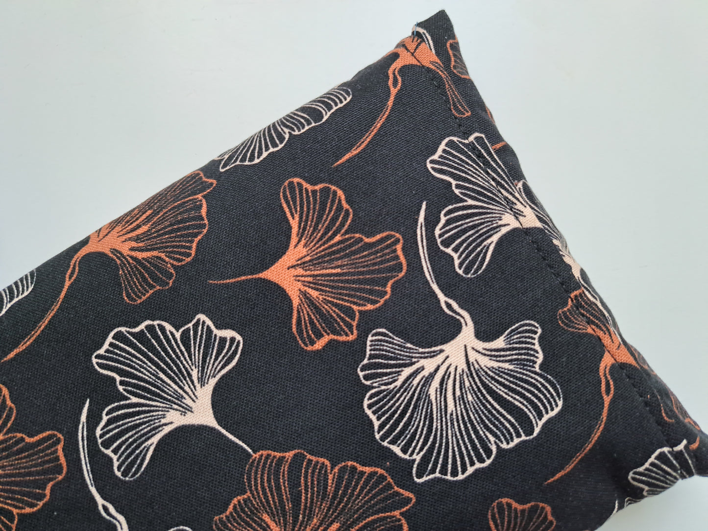 Handmade TKL Mechanical Keyboard Sleeve - Ginkgo Leaves Padded Canvas GummyPinkGraphics