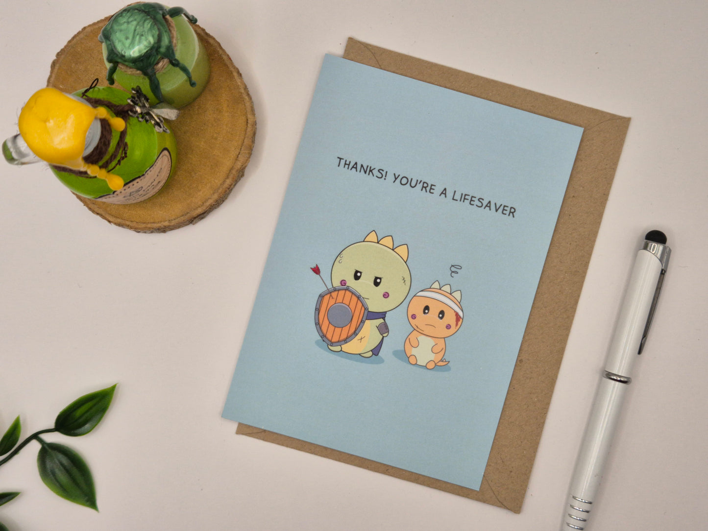 Thank you greeting card - Lifesaver