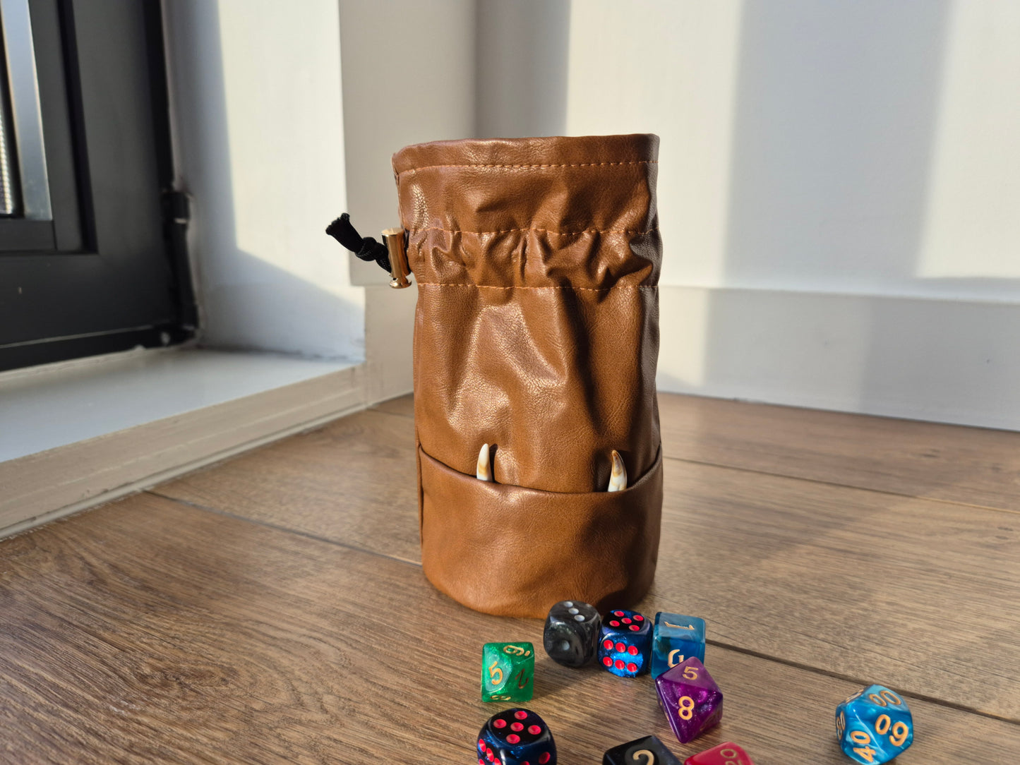 Handmade Fangs Dice Bag