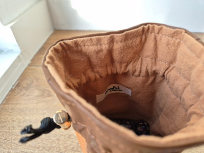 Handmade Fangs Dice Bag