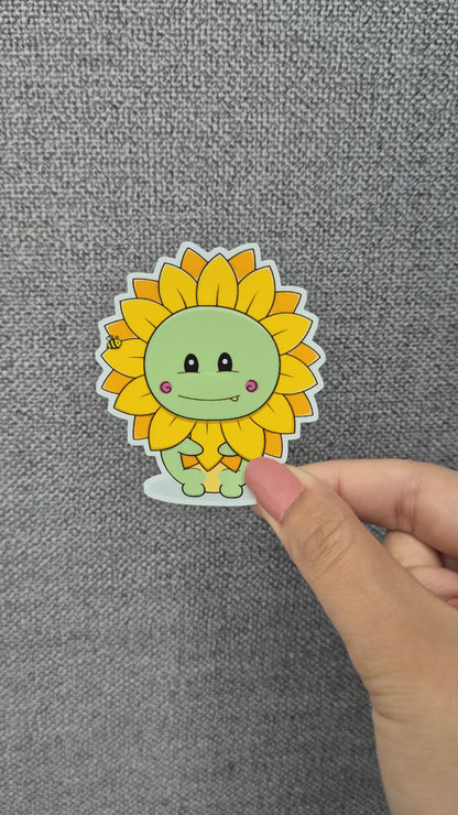 Sunflower Dinosaur - Corporate Stickers