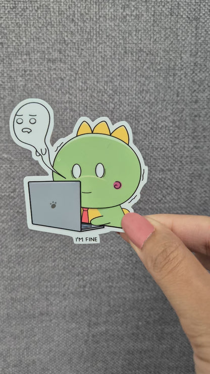 I'm fine - Corporate Stickers