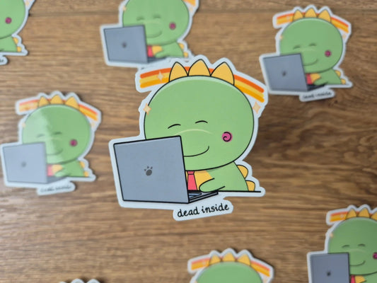 Dead inside - Corporate Stickers