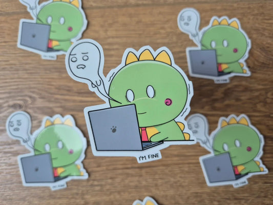 I'm fine - Corporate Stickers